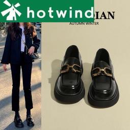 英倫風小皮鞋女2023春秋新款白色圓頭厚底百搭復古學院風繫帶單鞋 歷史價格詳細信息