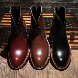 【&sect; 衫衫飾飾 &sect;】00088【3色35-44碼】工裝皮鞋登山鞋低筒真皮休閒皮鞋厚底馬丁靴短靴 歷史價格詳細信息