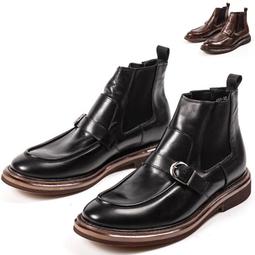 《 J.ST 》傑仕潮 - 時尚雅痞潮流酷帥雙拉鍊設計真皮牛皮中筒馬丁靴軍靴男靴子機車靴皮鞋38-43【S6516-2】 歷史價格詳細信息