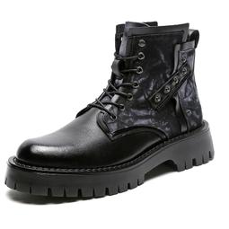 00088【885#37~44碼】馬丁靴男中幫皮靴子男士高幫英倫工裝男靴GSJH8S 歷史價格詳細信息