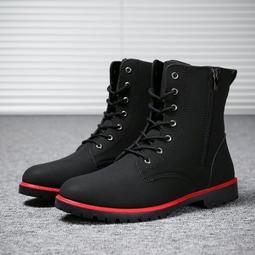 【限時免運】男靴馬丁靴秋季英倫高幫休閒工裝鞋子百搭男鞋潮鞋皮鞋雪地靴子 價格比較,價格查詢,歷史價格詳細信息