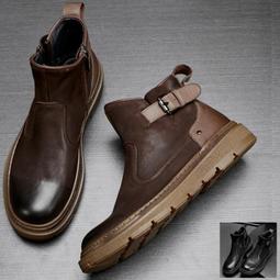 《 J.ST 》傑仕潮 - 時尚雅痞潮流酷帥雙拉鍊設計真皮牛皮中筒馬丁靴軍靴男靴子機車靴皮鞋38-43【S6516-2】 歷史價格詳細信息