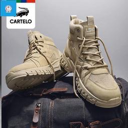 保固靴子男 馬丁靴男夏季真牛皮薄款軟底透氣英倫風工裝靴冬季加絨高幫靴子潮  露天市集  全最大的網路購物市集 歷史價格詳細信息