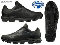 Mizuno 11GT-192200 黑色 皮質棒球訓練鞋/足球鞋/(童鞋)/ 852M 特價出清免運費加贈襪子 歷史價格詳細信息