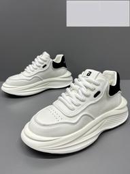 站厚底小白鞋2024年春季新款百搭學生運動大頭餅乾魔術貼單鞋 歷史價格詳細信息