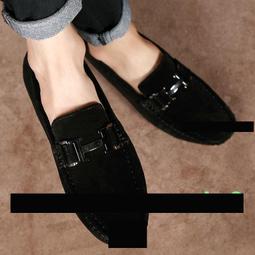 男士豆豆鞋 男生豆豆鞋 韓版懶人鞋 【真牛皮保證】新款真皮運動豆豆鞋男日常休閒皮鞋透氣懶人鞋子男 懶人鞋 歷史價格詳細信息