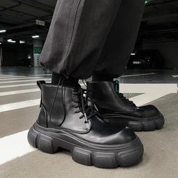 熱賣馬丁靴男夏季高幫靴透氣韓版休閒鞋男工裝靴潮流百搭男士戶外靴子 歷史價格詳細信息