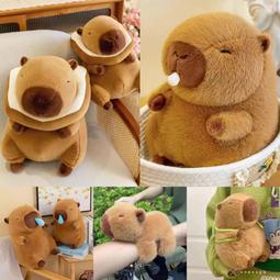 水豚娃娃 超可愛水豚君玩偶 水豚君 聖誕帽水豚 水豚君玩偶 KAPIBARASAN 老鼠 聖誕禮物 歷史價格詳細信息