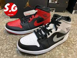 Air Jordan 1 Mid Bred Toe 黑紅 男 籃球鞋 "554724-066" 歷史價格詳細信息