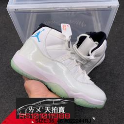 NIKE 籃球鞋 AJ11 AIR JORDAN 11 CMFT LOW 北卡藍 男 DN4180-114 歷史價格詳細信息