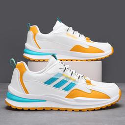 2024年春夏季新款耐磨跑鞋男款減震超輕透氣飛織情侶款運動鞋 歷史價格詳細信息