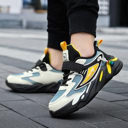 兒童運動鞋鴻星男童鞋子春秋2023款爾克中大童籃球板鞋 歷史價格詳細信息