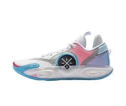 【LI-NING 李寧】韋德 全程 ALL CITY 8 Lite 男子 減震回彈 籃球鞋  白/綠 ABPS019-3 歷史價格詳細信息