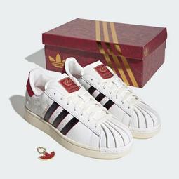 Adidas Superstar CNY ID1139 男 休閒鞋 運動 經典 復古 聯名 貝殼頭 三葉草 白 深藍 歷史價格詳細信息