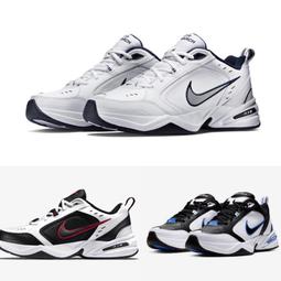 Nike Air Monarch IV [415445-001] 男 休閒鞋 運動 復古 老爹鞋 厚底 緩震 皮革 全黑 歷史價格詳細信息