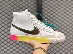 S.G NIKE BLAZER LOW 77 JUMBO SE FD0378-121 白灰 藍 米白 麂皮 休閒鞋男女鞋 歷史價格詳細信息