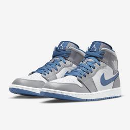 Nike Air Jordan 1 Mid [DQ8426-154] 男 休閒鞋 運動 喬丹 中筒 皮革 AJ1 白藍紫 歷史價格詳細信息