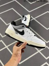 Nike Full Force Low White Black 男 灰白 經典 休閒 運動 休閒鞋 FB1362-101 歷史價格詳細信息