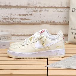 Nike Air Force 1 PRM MF 灰 白 AF1 女鞋 皮革材質 休閒鞋 零碼福利品 【ACS】 歷史價格詳細信息