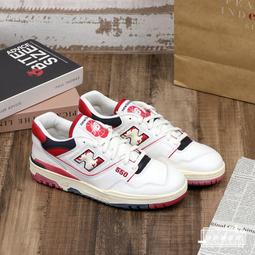 NEW BALANCE 休閒鞋 NB 550 白 奶茶色 皮革 復古鞋 女 BBW550BK 歷史價格詳細信息