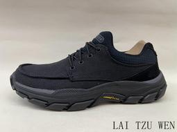 Skechers Respected [204809BLK] 男 休閒鞋 健走 步行 瞬穿舒適科技 止滑 耐磨 帆布 黑 歷史價格詳細信息