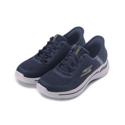 SKECHERS GO WALK ARCH FIT 綁帶順穿鞋 全黑 216258BBK 男鞋 歷史價格詳細信息