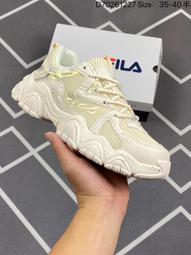 FILA 斐樂 2023冬季新款 老爹鞋 休閑鞋 厚底 面包鞋 運動鞋 貨號：F12W342103FTO 歷史價格詳細信息