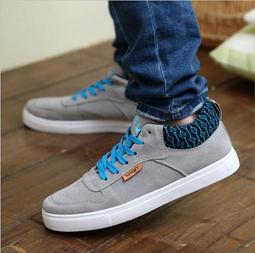 【潮鞋基地】中幫休閒鞋潮流高幫男鞋秋冬新款英倫板鞋男士中邦鞋子 歷史價格詳細信息