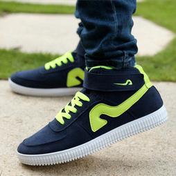 【潮鞋基地】秋冬季新款男士高幫鞋板鞋男韓版潮鞋男休閒鞋圓點男鞋 歷史價格詳細信息