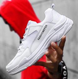 2020夏季新款網面透氣運動鞋ins復古風老爹鞋女學生跑鞋 歷史價格詳細信息