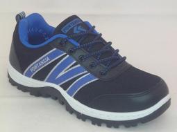 ╭♀小彩之家♀╮跑天下 男鞋 休閒鞋 慢走鞋 踏青鞋 PVC鞋底 車縫鞋體  黑色 全新 懶人鞋 魔鬼氈 餐飲業首選鞋款 歷史價格詳細信息