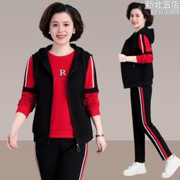 2023時尚休閒連帽鋪棉外套冬季外套韓系時尚寬鬆新年酒紅色棉衣套裝女 歷史價格詳細信息