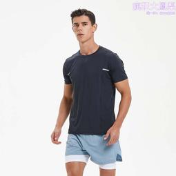 男士短袖t恤夏季新款運動速乾冰絲跑步短袖上衣 歷史價格詳細信息