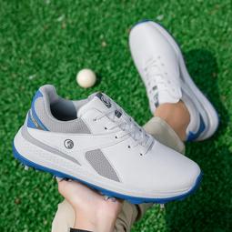 休閒高爾夫球鞋男士無釘大尺碼防水防滑新款透氣舒適真皮百搭 歷史價格詳細信息