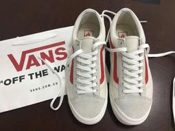 VANS Style 36 米白 紅/藍/綠 基本款 紅標 滑板鞋 GD 歷史價格詳細信息
