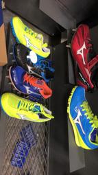 Mizuno 田徑鞋 Wave Duel 3 藍 黑 薄底 美津濃 路跑 跑鞋 男鞋 【ACS】 U1GD2160-25 歷史價格詳細信息