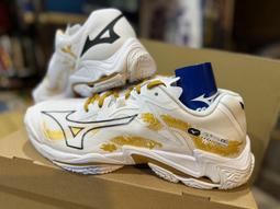 Mizuno 美津濃 排球鞋 Wave Lightning Z8 男鞋 黑 灰 輕量 回彈 室內運動 羽排鞋 V1GA2400-52 歷史價格詳細信息