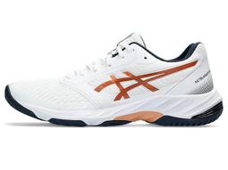 Asics Netburner Ballistic Ff 3 [1053A069-960] 男女 羽排球鞋 緩震 白 金 歷史價格詳細信息
