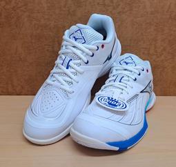Mizuno 美津濃 羽球鞋 Wave Fang 2 寬楦 女鞋 白 粉 回彈 室內運動 桌球鞋 71GA2313-22 歷史價格詳細信息