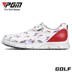PGM新款高爾夫球鞋男鞋個性羽毛圖案運動鞋防水超纖皮鞋子 歷史價格詳細信息