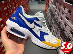 Nike AIR MAX2 LIGHT 男休閒鞋  AO1741104 藍白 歷史價格詳細信息