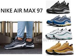 Nike Air Max 97 黑色 全黑 黑灰 灰勾 黑彈 反光 氣墊鞋 男 女 慢跑鞋 休閒鞋 921733-001 歷史價格詳細信息