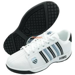 K-SWISS 白X藍(漸層) Court Tiebreak 皮質休閒運動鞋【有12號、13號】346K 加贈襪子 歷史價格詳細信息