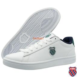 K-SWISS 白X藍(漸層) Court Tiebreak 皮質休閒運動鞋【有12號、13號】346K 加贈襪子 歷史價格詳細信息