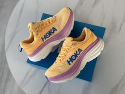 Hoka Bondi 8 慢跑鞋 暗黃 海棠粉 厚底 緩衝 路跑 女鞋 運動鞋【ACS】 1127952ICYC 歷史價格詳細信息