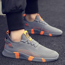 Z[推薦休閑鞋男款男士春季新款休閑運動鞋網面夏季薄款透 歷史價格詳細信息