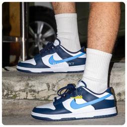 Nike Dunk Low 深藍 白 黑曜石 男鞋 休閒鞋 運動鞋 【ACS】 FN7800-400 歷史價格詳細信息