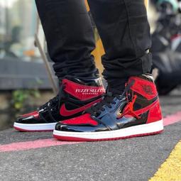 Air Jordan 1 OG Patent Bred 黑紅 漆皮 流行款 休閒鞋 555088-063 歷史價格詳細信息