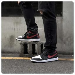Air Jordan 1 Low 白 黑 紅 White Toe 喬丹 1代低筒 男鞋 【ACS】 553558-063 歷史價格詳細信息