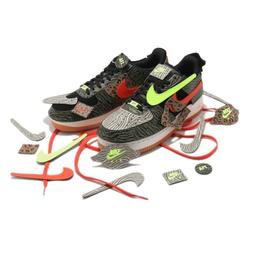 NIKE AIR FORCE 1/1 COSMIC CLAY 可拆式 重組 魔鬼氈 黑色 DD2429001 歷史價格詳細信息
